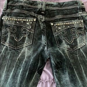 Studded jeans